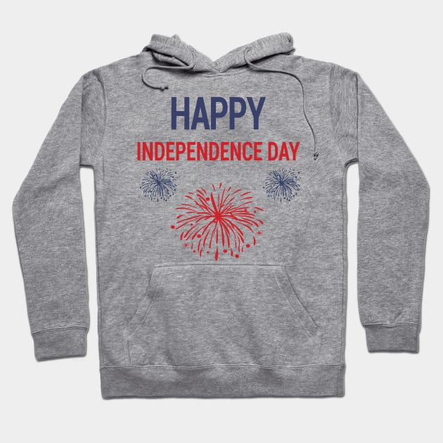 4th of July Fireworks Hoodie by JevLavigne